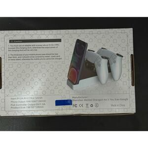 2 N 1 PS5 WIRELESS CHARGING DOCK